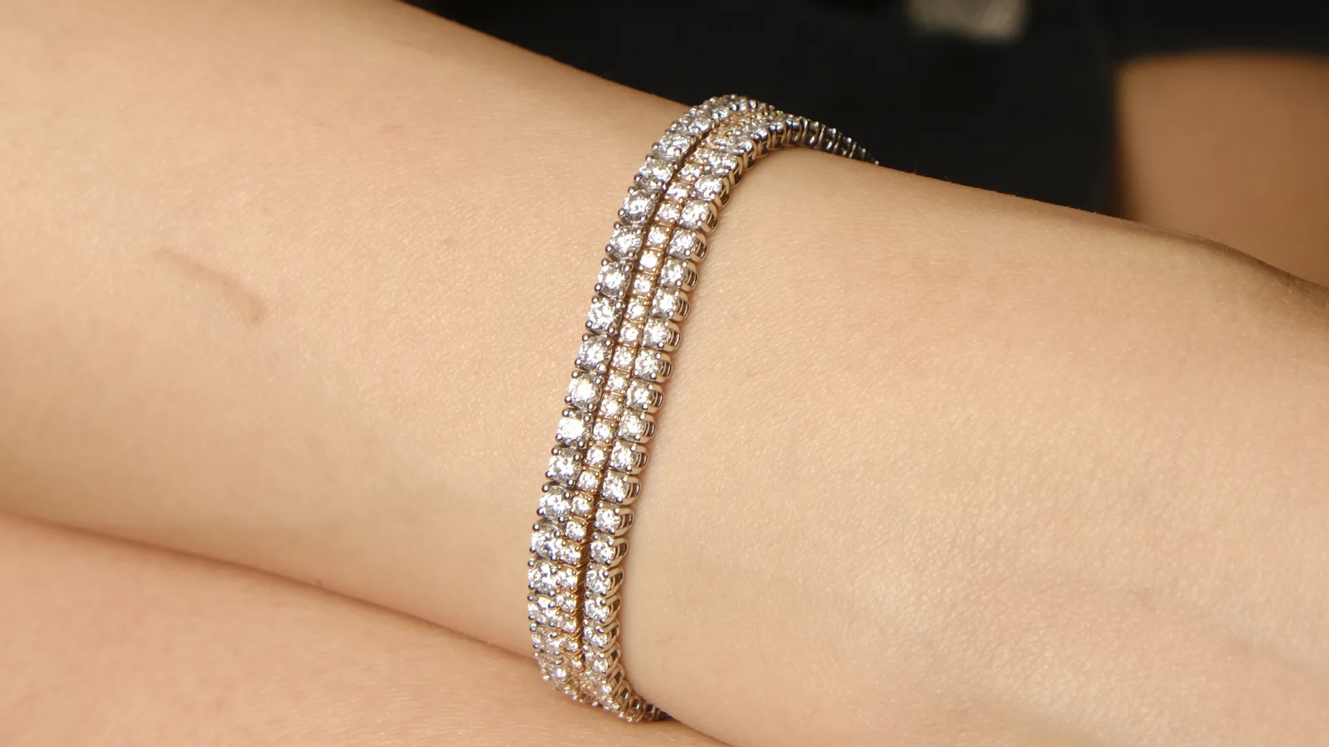 diamond tennis bracelet, perfect gift jewelry, lab grown diamond bracelet, timeless diamond jewelry, ethical diamonds, Katanoff, New York, USA